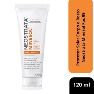 Protetor Solar Corpo e Rosto Neostrata Minesol Fps 99 120ml