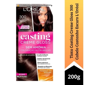 Tinta Casting Creme Gloss 300 Cabelo Castanho Escuro L\'Oréal