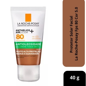Protetor Solar Facial La Roche-Posay Fps 80 Cor 5.0 40g