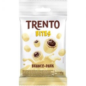 Trento Bites Branco & Escuro – Wafer Crocante com Dois Chocolates 40g