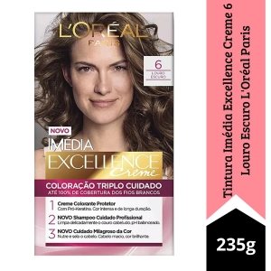 Tintura Imédia Excellence Creme 6 Louro Escuro L\'Oréal Paris