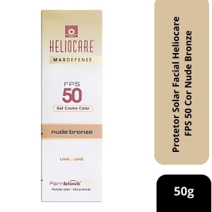 Protetor Solar Facial Heliocare FPS 50 Cor Nude Bronze 50g