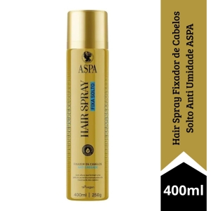 Hair Spray Fixador de Cabelos Solto Anti Umidade ASPA 400ml