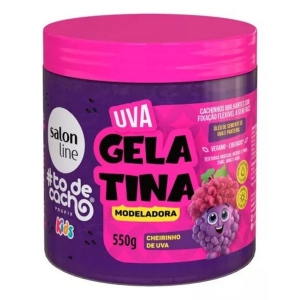 Gelatina Modeladora Cheirinho De Uva Salon Line Kids 550g