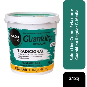 Salon Line Creme Relaxante Guanidina Regular F. Media 218 G