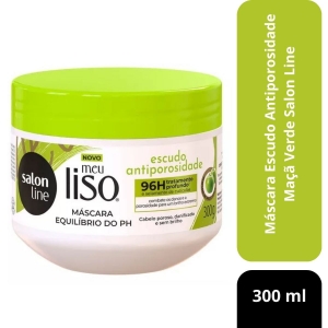 Máscara Escudo Antiporosidade Maçã Verde 300ml Salon Line