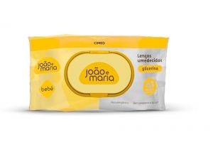 Lenço Umedecido João e Maria Glicerina – 45 Unidades