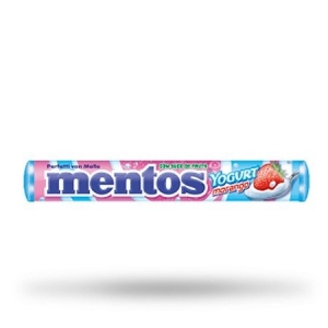 Mentos Morango Iogurte – Sabor Cremoso e Refrescante em Pastilhas