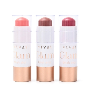 Blush Stick Glam Vivai 8 g – Cor Natural, Praticidade e Versatilidade
