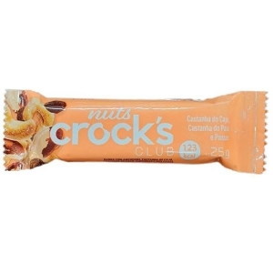Crocrante Nutritivo – Barra de Nuts Crocks Club Castanha de Caju 25g