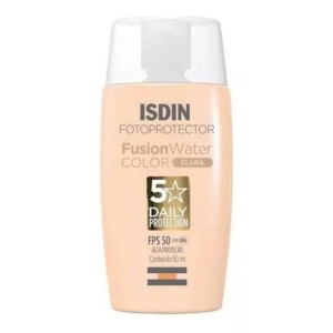 Protetor Solar Facial Fusion Water Isdin Cor Clara FPS50