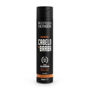 Bio Extratus Homem Shampoo 2 em 1 Cabelo e Barba 300ml