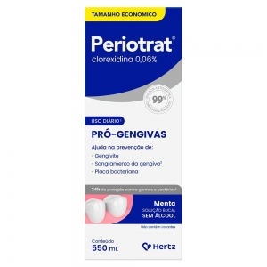 Periotrat Clorex Solução Bucal Menta 0,06% 550ml