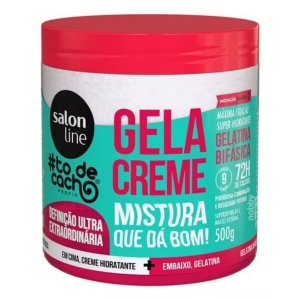 Salon Line Gelatina Bifasica Gelacreme Ultra Definição 500g