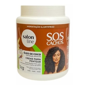 Creme Para Pentear SOS Cachos Coco Hidratação Intensa 1kg