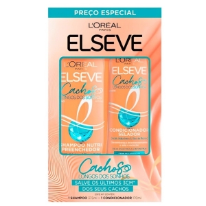 Kit Loreal Paris Elseve Shampoo Condicionador Cachos Sonhos