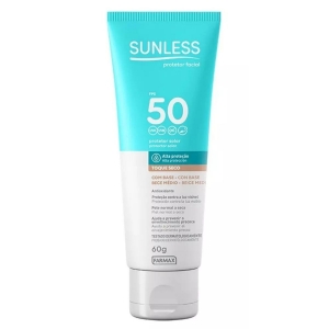 Protetor Solar Facial Fps-50 60g Sunless Cor Bege Médio