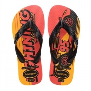 Sandália Havaianas Kids Carros Amarelo Pop 29/30