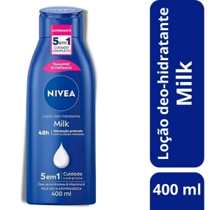 Hidratante Nivea Milk 48H 400Ml Nutrição Intensa Pele Seca