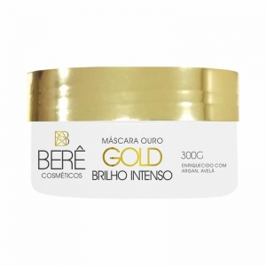 Máscara Ouro Gold Bela Bere 300g — Brilho Intenso e Nutrição