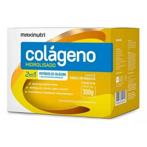 COLAGENO HIDROLISA PO SACHE 2 EM 1 MANGA E MARACUJA 10 G x 30