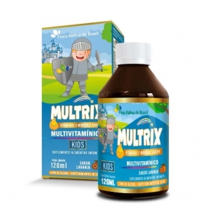 Multrix Kids 120ml Sabor Laranja – Multivitamínico Infantil Completo