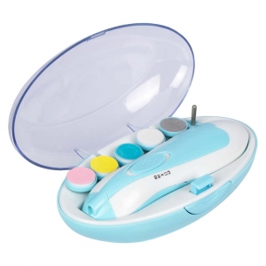 Lixa de Unha Elétrica Pimpolho Azul – Cuidado Suave e Seguro para as Unhas do Bebê