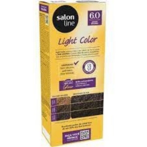 Tintura Light Color Sem Amônia 6.0 Louro Escuro Salon Line