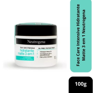 Face Care Intensive Hidratante Matte 3 em 1 Neutrogena 100g