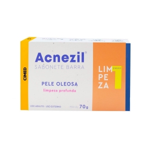 Acnezil Sabonete Pele Oleosa Cimed 70g