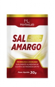 Sal Amargo Detox Individual – Sachê 30g Herbolab