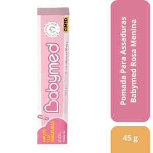 Pomada Para Assaduras Babymed Rosa Menina Caixa 45g