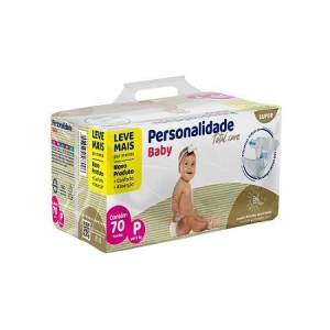 Fralda Personalidade B Total Care Bag P 70 Unidades