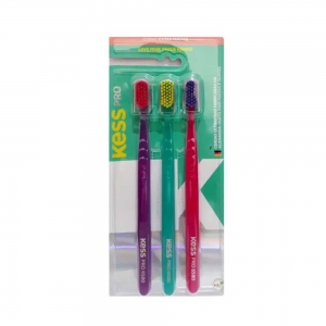 Kess Blz Kit Pro Escova Extra Macia 3 Unidades