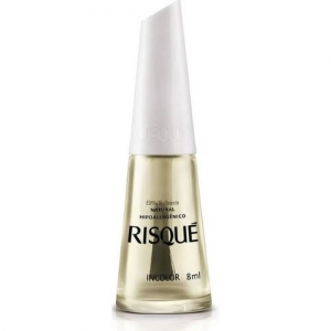 Esmalte Risqué Incolor Natural 8ml – Transparência e Proteção
