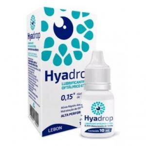 Hyadrop 0,15% Solução Oftálmica 10ml