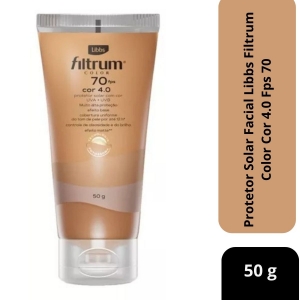 Protetor Solar Facial Libbs Filtrum Color Cor 4.0 Fps70 50g