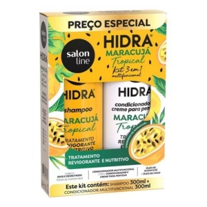 Kit Hidra Maracujá Shampoo + Condicionador 300ml Salon Line