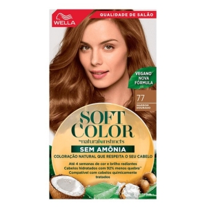 Tinta Soft Color Sem Amônia Cabelo 77 Marrom Dourado Wella