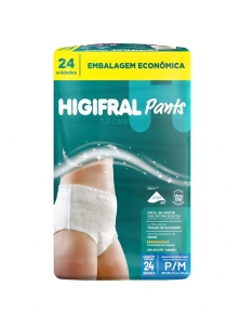 Calça Descartável Higifral Full Care PM 24 Unidades