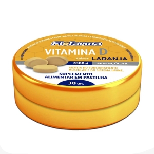 Pastilha Vitamina D Florestal 30 Unidades – Suplemento Prático