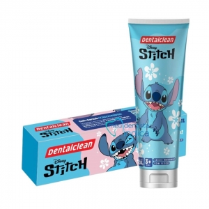 Gel Dental Com Flúor Morango Stitch Dentalclean 50g