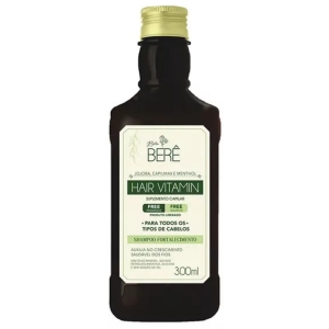 Bela Berê Shampoo Hair Vitamin 300 mL – Crescimento Saudável e Limpeza Fortalecedora
