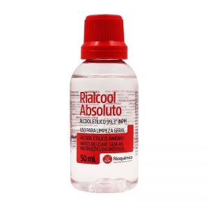 Álcool Absoluto Líquido 99,3% 50ml – Alta Pureza