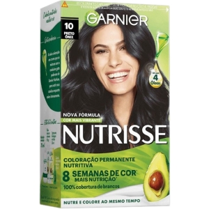 Tintura de Cabelo Nutrisse Creme 10 Preto Ônix Garganier