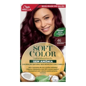 Tinta de Cabelo Soft Color Sem Amônia 46 Borgonha Wella