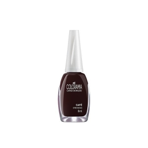 Esmalte Colorama Cremoso Café 8ml – Elegância Clássica