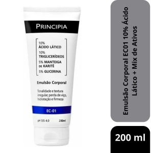 Emulsão Corporal EC01 10% Ácido Lático + Mix de Ativos 200ml