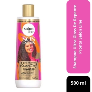 Shampoo Ultra Gloss De Repente Pronta 500ml Salon Line