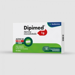 Dipimed 1g com 10 Comprimidos – Alívio Rápido da Dor e Febre
